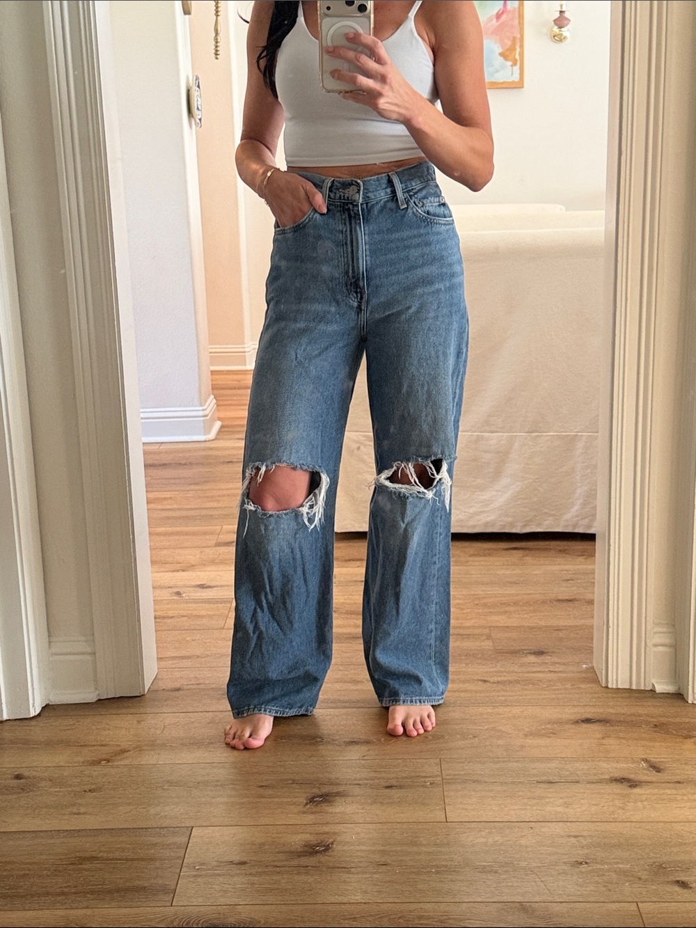 Levi’s high loose size 26 premium denim